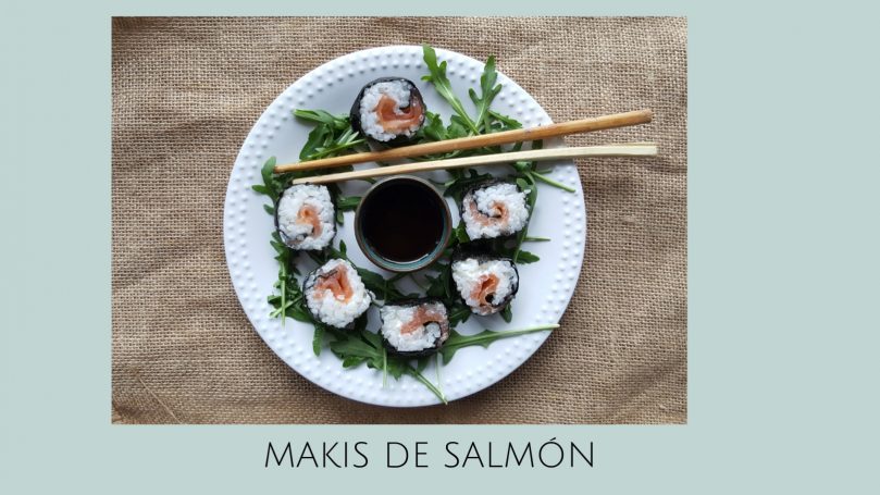Receta fácil Makis de salmón