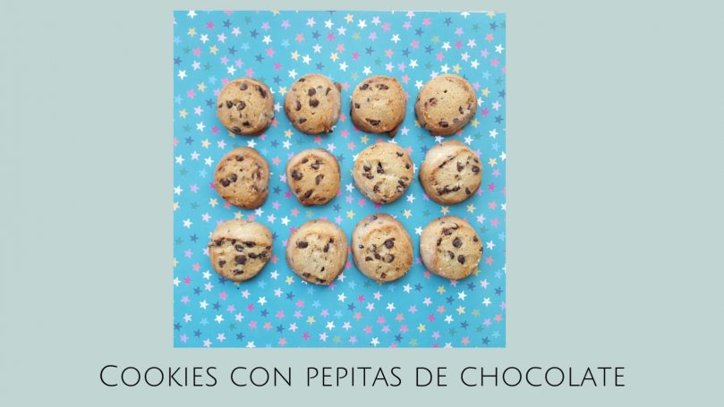 Receta Cookies con pepitas de chocolate